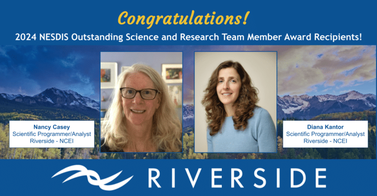 Congratulations to Nancy Casey and Diana Kantor, recipients of NESDIS Outstanding Science and Research Team Member Award